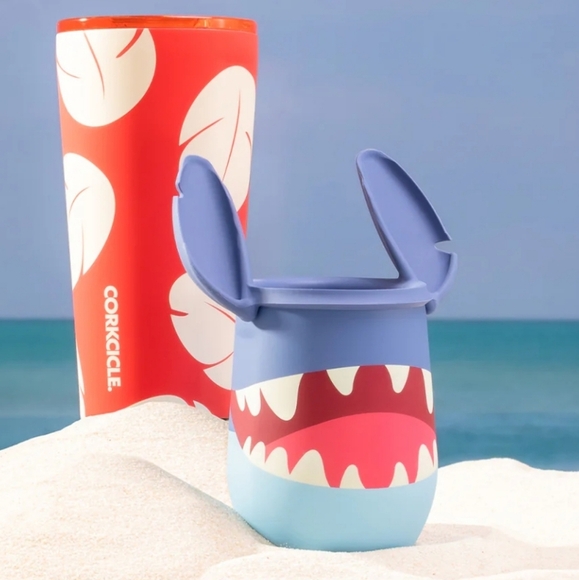 ❤️BUY 2 GET 1 FREE Stitch Stainless Steel Stemless Tumbler, Corkcicle/Disney100 - Picture 7 of 11